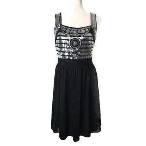 Style & Co. Black Sequin Dress-Sz S